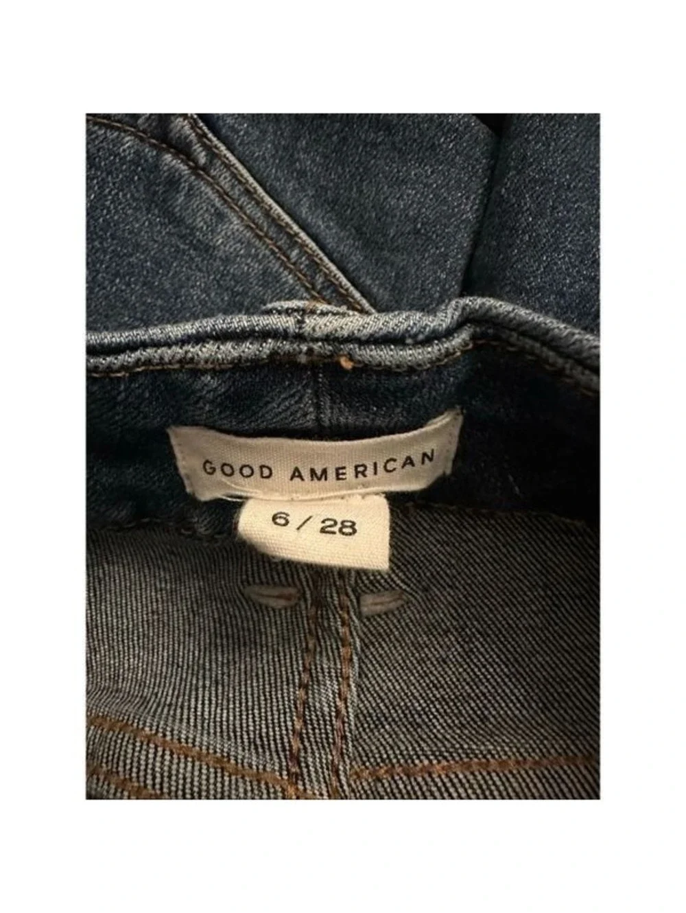 Good American High Rise Straight Leg Jeans Sz 6